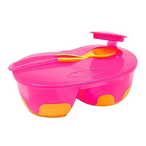 Kit Refeicao C/ Divisoria Rosa