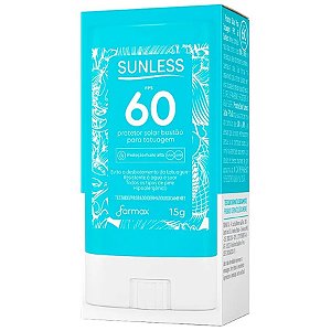 Sunless Protetor Solar Tatoo 15G Fps60 Bastao