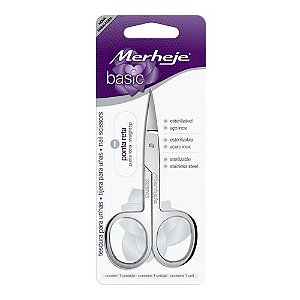 Tesoura Merheje Basic P/Unhas Reta