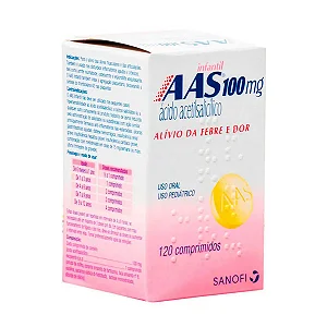 Aas 100mg 20 comprimidos
