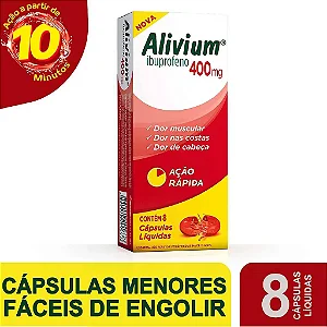 Alivium 400mg 8 comprimidos