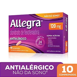 Allegra 120mg 10 comprimidos