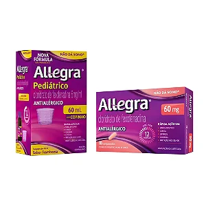 Allegra 60mg 10 comprimidos
