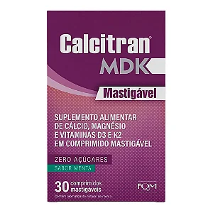 Calcitran Mdk C/30 comprimidos Mastig