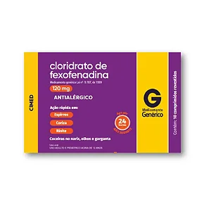 Cl.Fexofenadina 180mg 10 comprimidoss