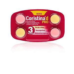 Coristina D Pro 400+4+4mg 4 comprimidosr