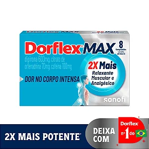 Dorflex Max 8 comprimidos