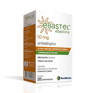 Ebastel 10mg 30 comprimidos Rev