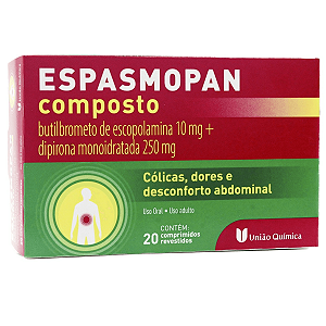 Espasmopan Composto 20 Comprimidos