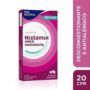 Histamin 2mg 20 comprimidos