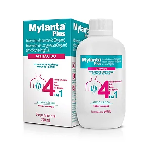 Mylanta Plus 240ml Morango