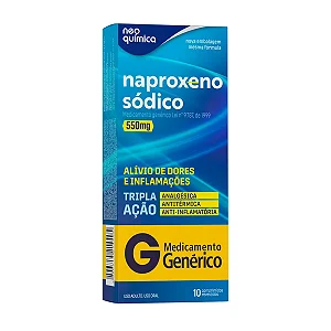 Naproxeno 550mg 10 comprimidos Neo Quimica