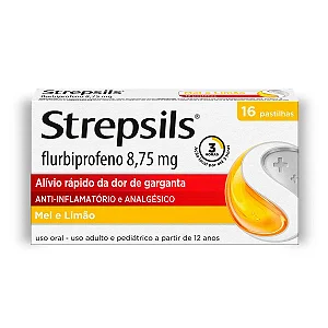 Strepsils 8,75mg 16 Past Mel E Limao