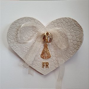 Porta Alianças Romaria Pequena Personalizado