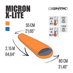 Saco de dormir Micron x-lite