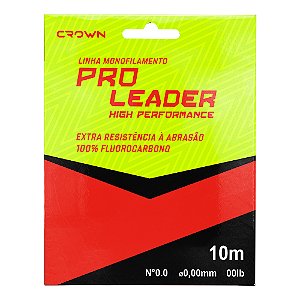 LINHA PRO LEADER FLUOROCARBON 10MT