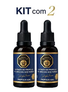Kit 2 Frascos de propolis Azul