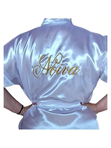 Robe noiva cor branca cetim casamento