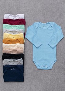 Kit Body Manga Longa Bebê 3 Peças Sortidas Menino