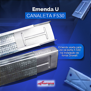 Emenda U para F530 - 50 unidades