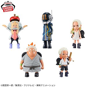 Set Mini Figure One Piece - Egghead 4 - WCF - Banpresto - RESERVA