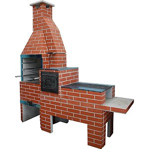 TRIO PRE MOLDADA CHURR+FORNO+FOGAO