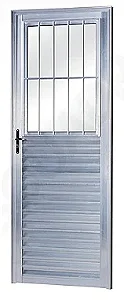 PORTA DE ALUMINIO SOCIAL
