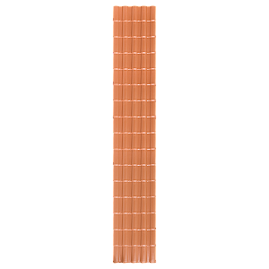 TELHA COLONIAL PVC 5 ONDAS 525X86 - TERRACOTA