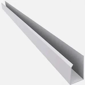 RODA FORRO RETO BRANCO PVC 6MT