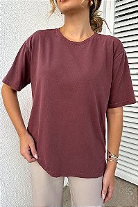 T-SHIRT ESTONADA LISA MARSALA