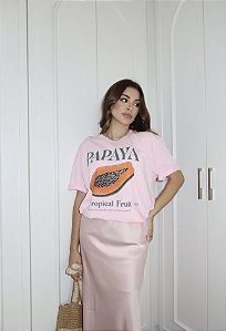 T-SHIRT OVERSIZE PAPAYA