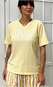 T-SHIRT AMARELO CANDY TIRED CLUB