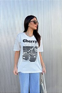 T-SHIRT CEREJA HOLOGRÁFICA