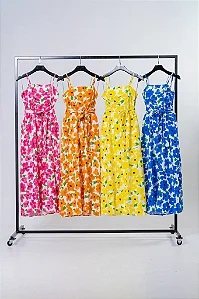 VESTIDO CAPRI FLOR AZUL