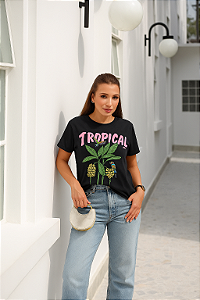 T-SHIRT BASICA TROPICAL