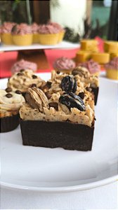 Sabonete  Artesanal - Brownie chocolate com café