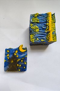 Sabonete artesanal Noite estrelada - Índigo