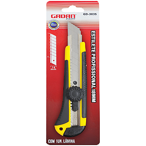 ESTILETE EMBORRACHADO PROFISSIONAL - GADAN