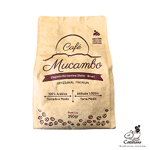 Café Mucambo Premium 100% Arábica - Café Moído Artesanal de Agrofloresta - 250g