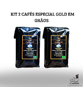 Kit 2 Cafés Gourmet Especial Gold - 86+ Pontos 100% Arábica (2x250g)