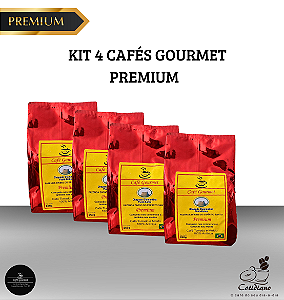 Kit 4 Cafés Gourmet Premium 100% Arábica | Piatã Chapada Diamantina 1kg