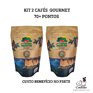 Kit 2 Pacotes Café Chapada Diamantina Gourmet 100% Arábica|  74+ Pontos