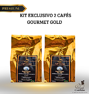 kit 2 Cafés Gourmet Gold 100% Arábica 250g - Piatã | Café Especial de Alta Qualidade | Torrefação do Ano SIC