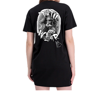 Vestido T-Shirt Chicana Léo Cardoso