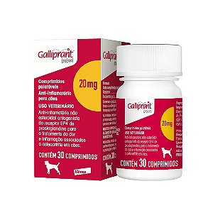 Galliprant 20mg  Anti-inflamatório para Cachorro 30 comprimidos