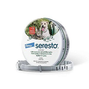 Coleira Antipulgas Seresto Cães e gatos até 8kg - 8 meses de proteção Único