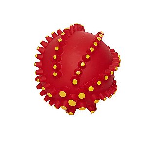 Bola Cravão Vinil Vermelha HomePet Único