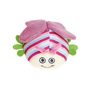 Brinquedo Pelúcia Joaninha Rosa HomePet Único