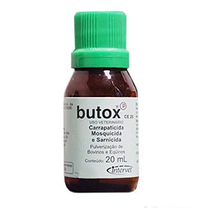 Butox Pulverização de Bovinos e Equinos Intervet 20 ml