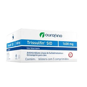 Trissulfin Sid Blister 1600 mg com 5 Comprimidos
